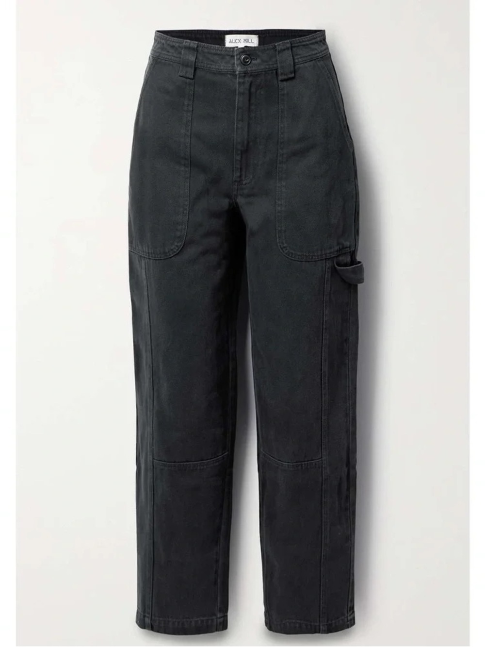 ALEX MILL NWOT Phoebe recycled-denim straight-leg cargo Denim pants Size 12